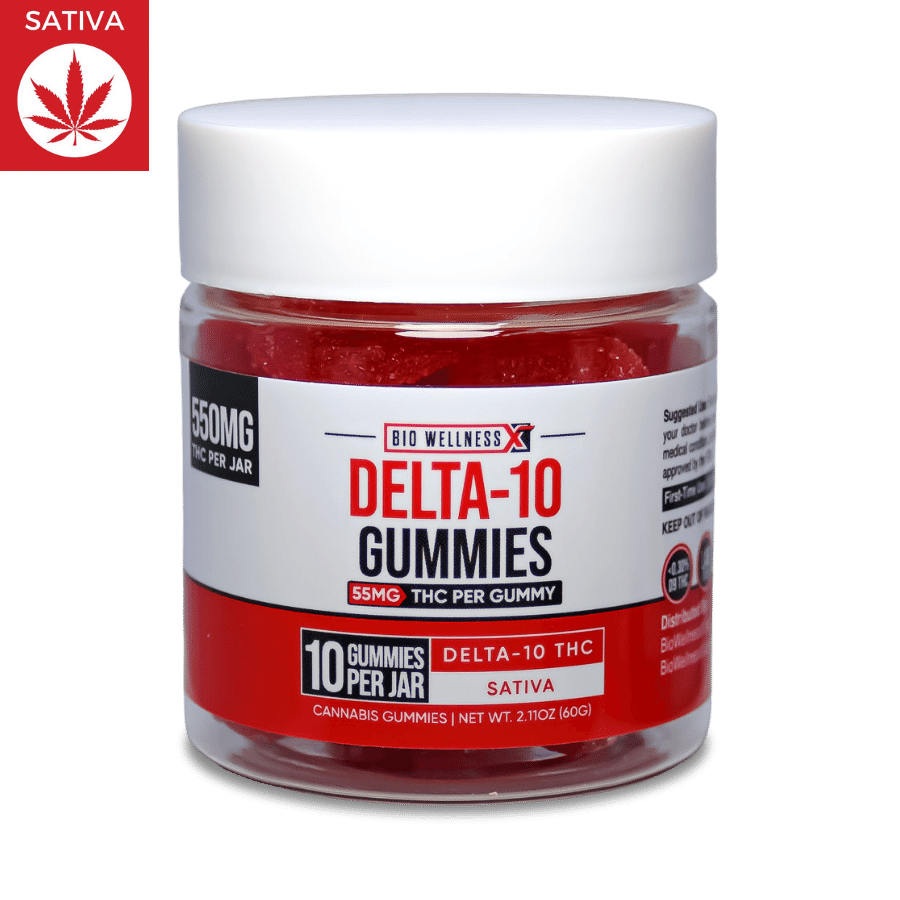 Delta 10 THC Gummies – 55mg THC Per Gummy